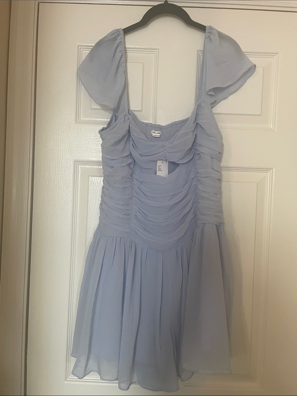 Kimchi Blue Light Blue Smocked Waist Romper